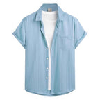 Men's Striped Short Sleeve Shirt - Relient (view 4)