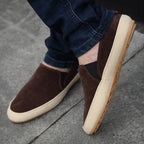 Men's Canvas Sneakers in Espresso Brown - Relient