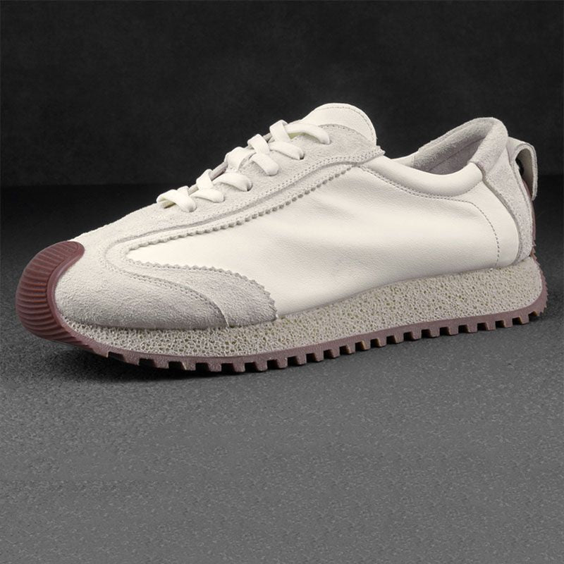 Men's Vintage Slip-On Sneakers in Chalk White - Relient