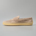 Men's Suede Wedge Shoes in Apricot - Relient