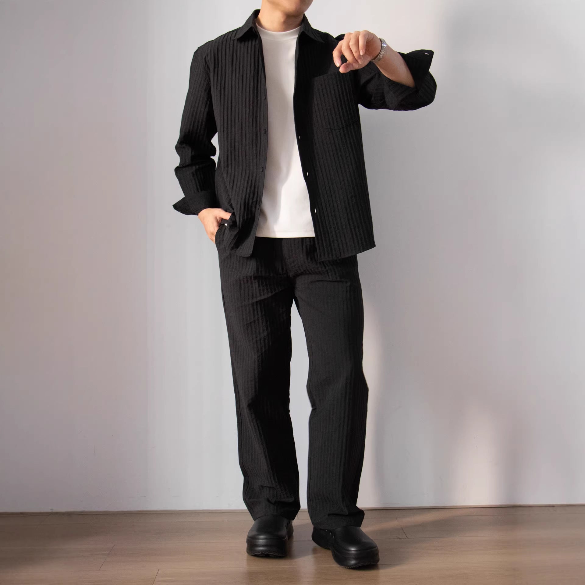 Men's Two-Piece Cardigan Set - Relient (view 4)