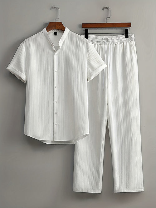 Men's Business Casual Set in Chalk White - Relient