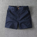Men's Slim Fit Cargo Shorts in Ocean Blue - Relient
