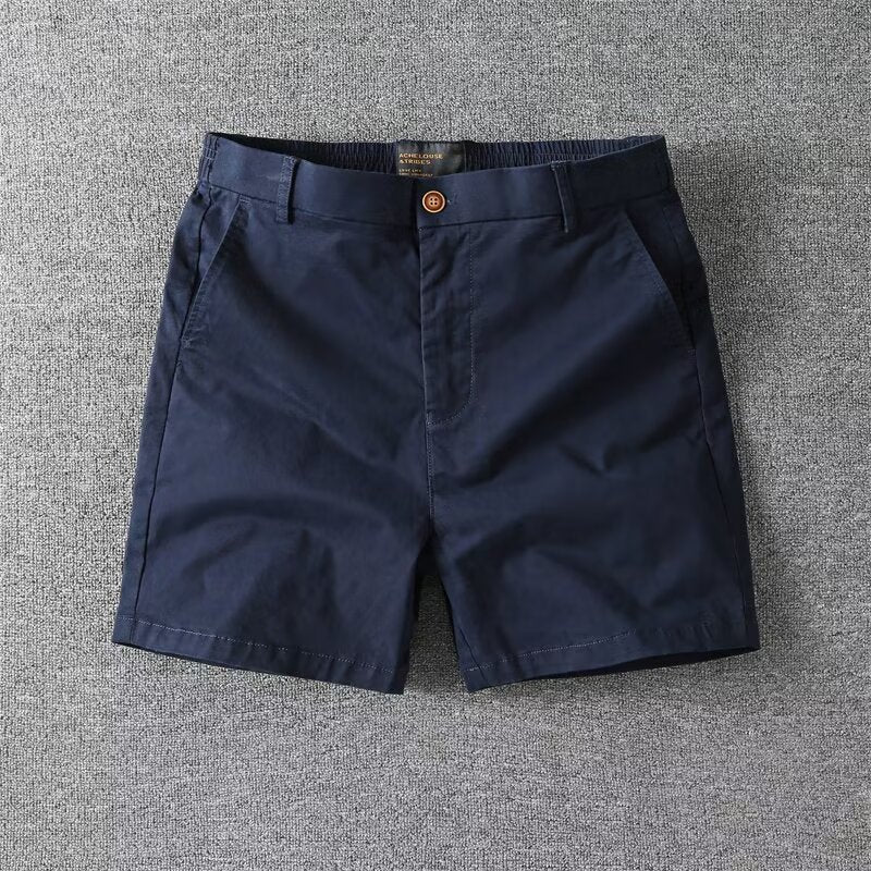 Men's Slim Fit Cargo Shorts in Ocean Blue - Relient