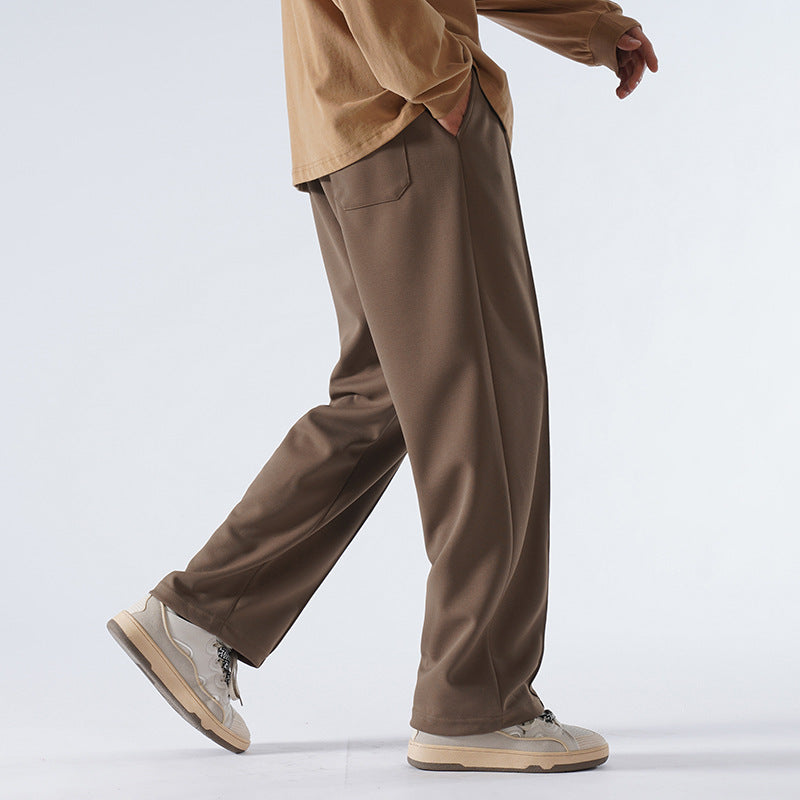 Men's Straight Leg Pants in Espresso Brown - Relient