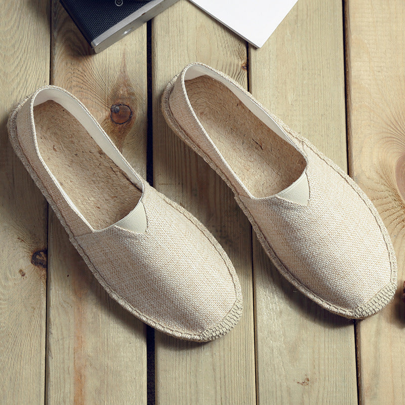 Men's Canvas Loafers in Caramel - Relient