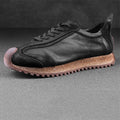 Men's Vintage Slip-On Sneakers in Jet Black - Relient