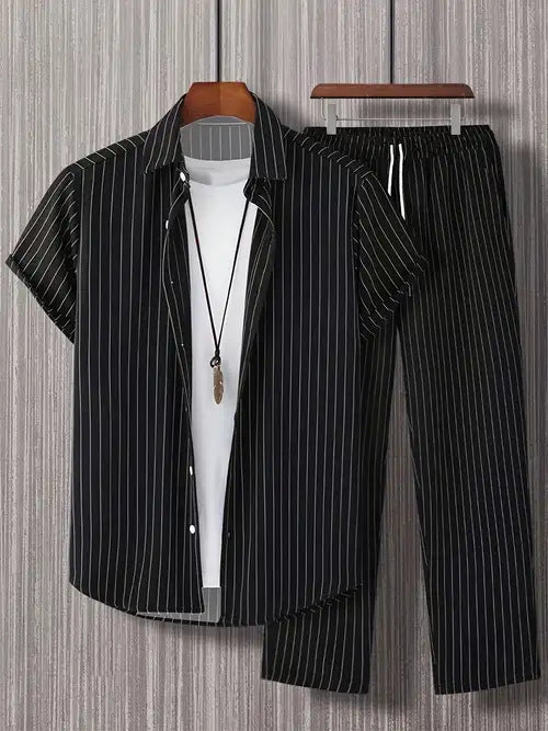 Men's Business Casual Set in Jet Black - Relient