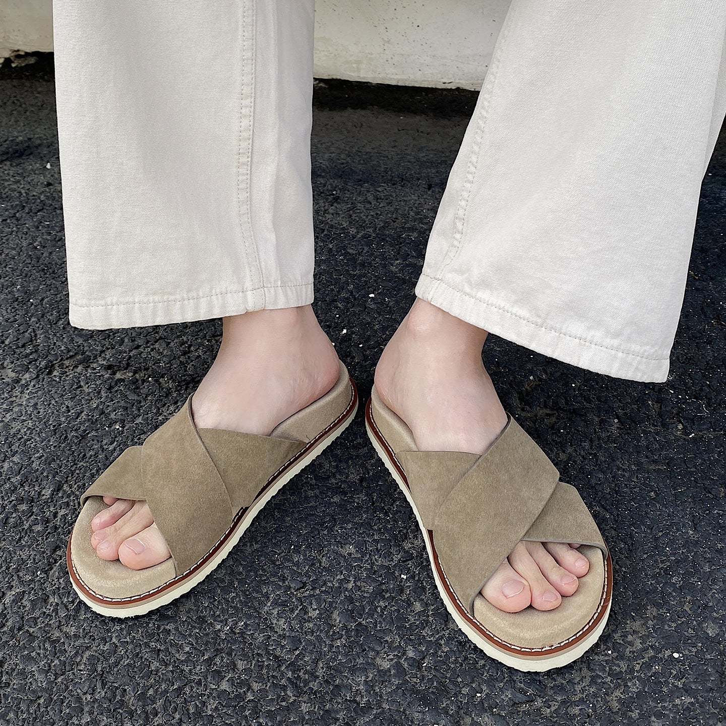 Men's Suede Elevator Shoes - Relient (view 1)
