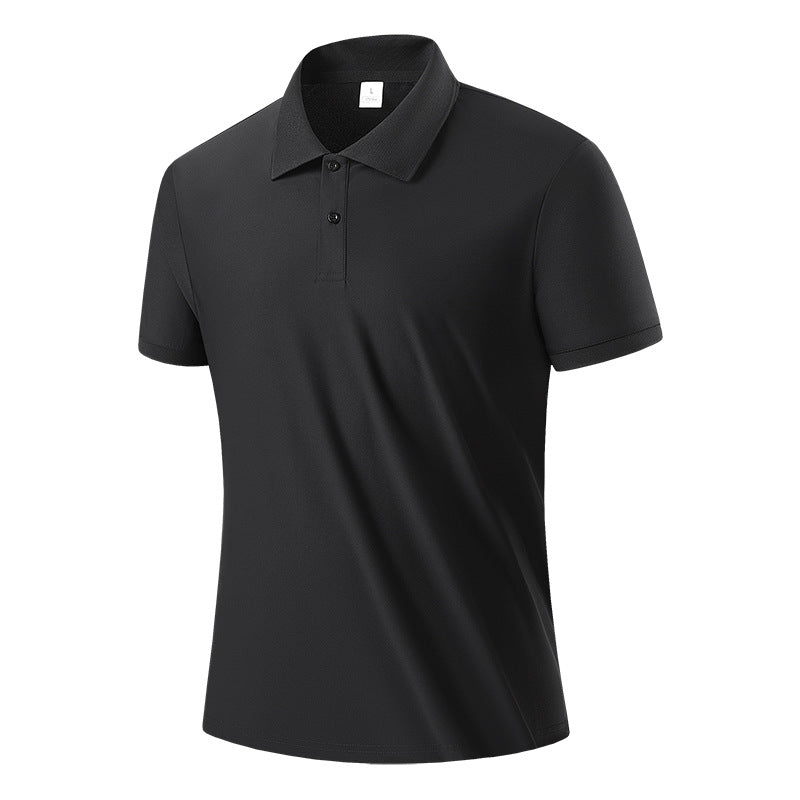 Men's Quick-Dry Polo Shirt in Jet Black - Relient
