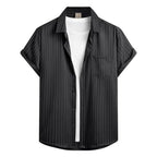 Men's Striped Short Sleeve Shirt - Relient (view 5)