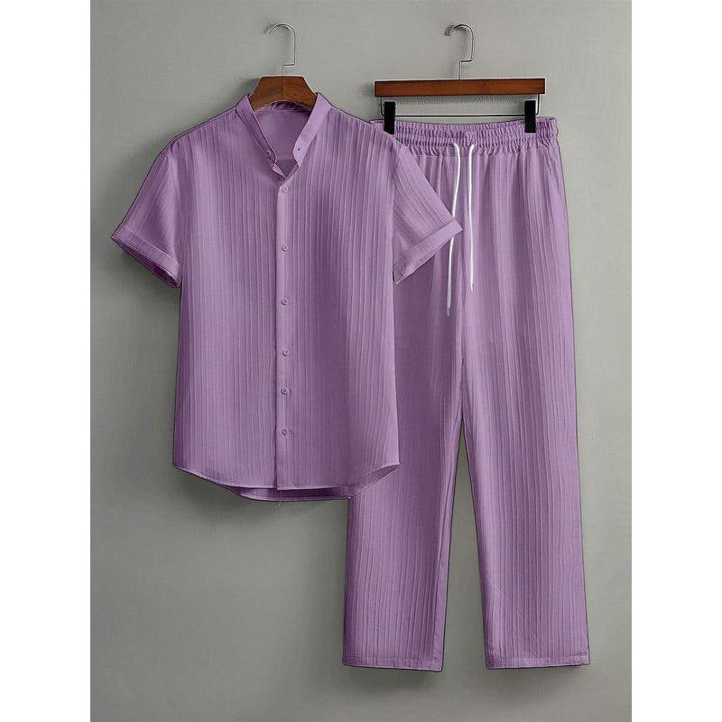 Men's Business Casual Set in Lavender - Relient
