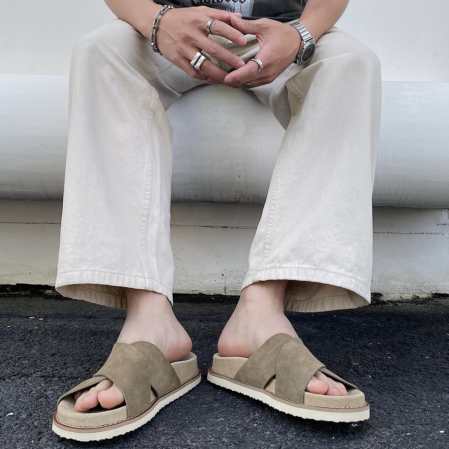 Men's Suede Elevator Shoes - Relient (view 3)