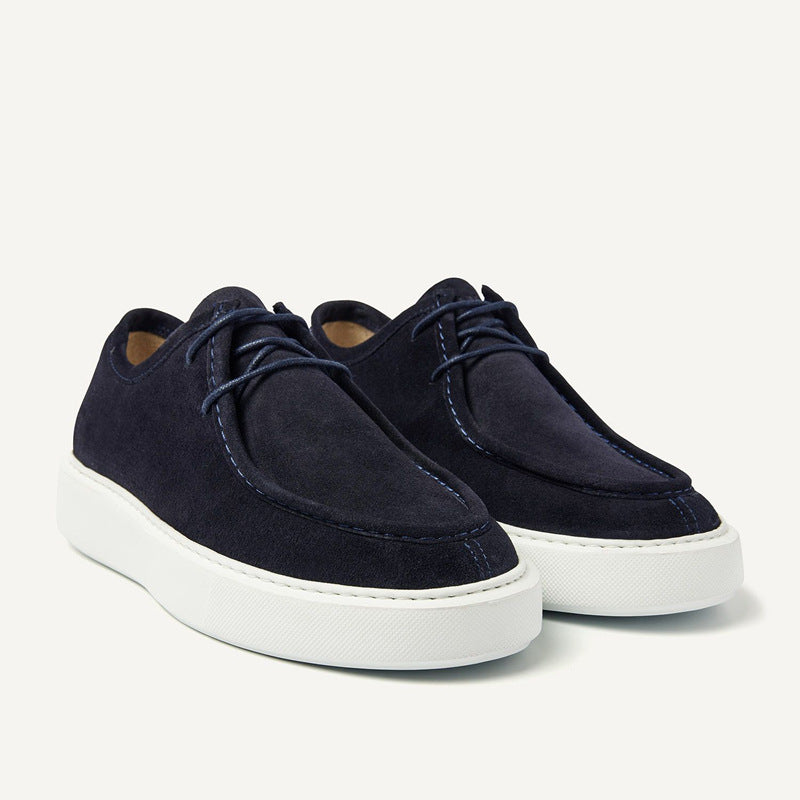 Men's British Suede Shoes in Ocean Blue - Relient